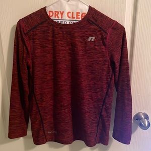 Boys dry fit Russel long sleeve size L